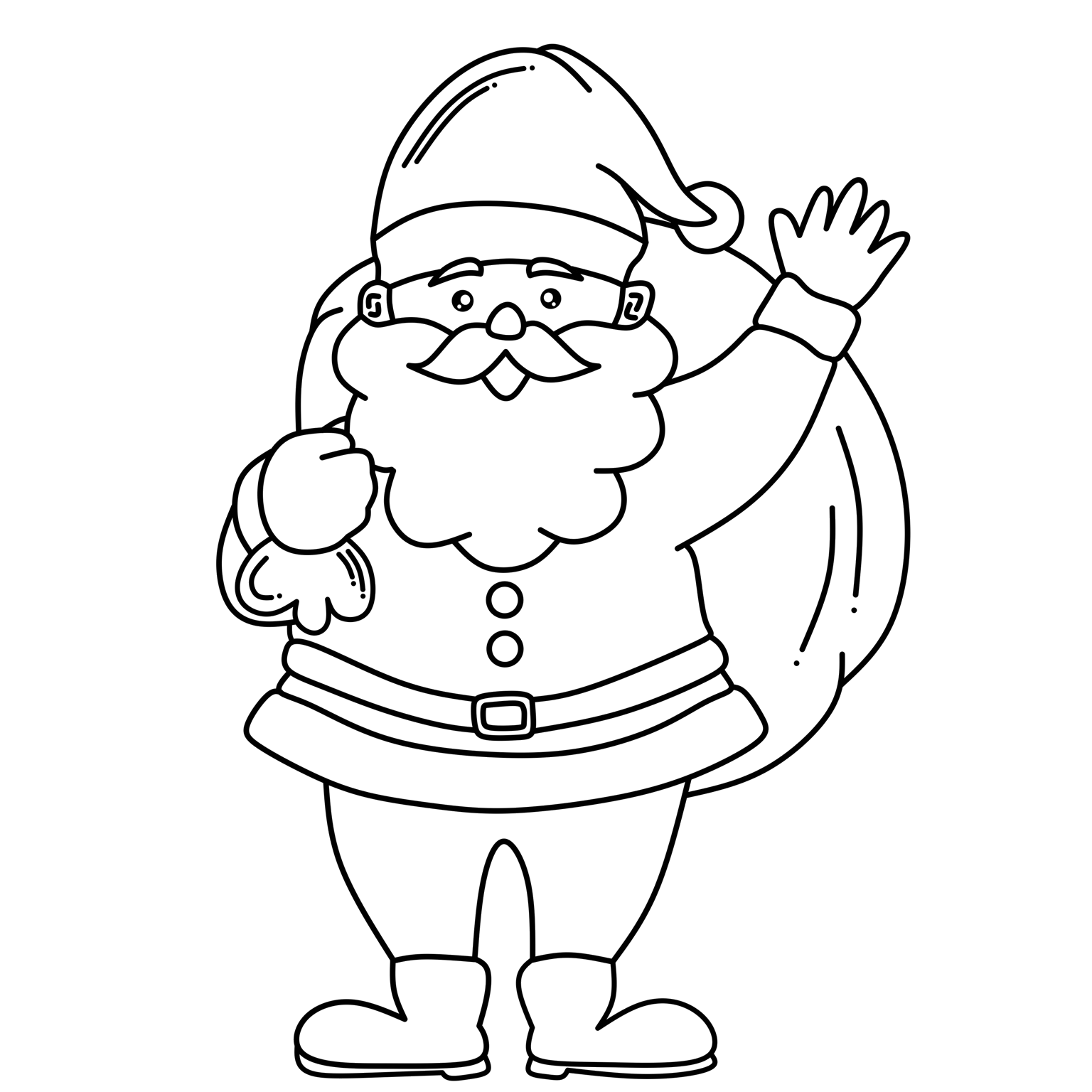 Santa illustration